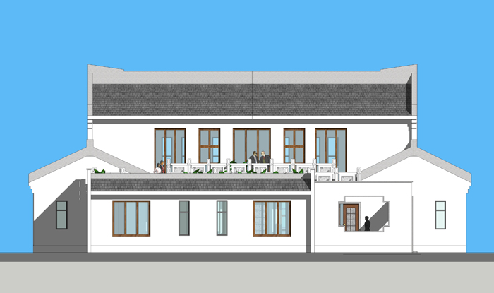 古建四合院設(shè)計效果圖,古建四合院設(shè)計