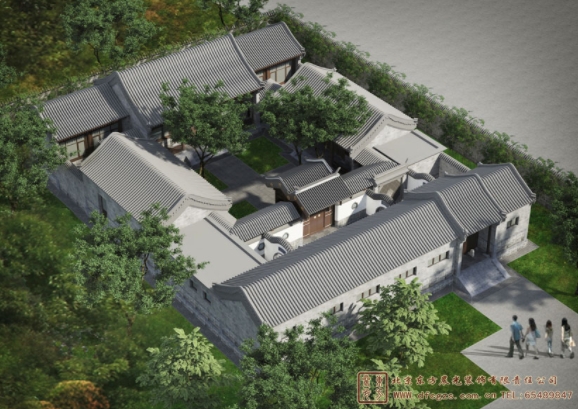 仿古四合院建筑設(shè)計