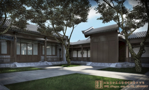 仿古四合院建筑設(shè)計