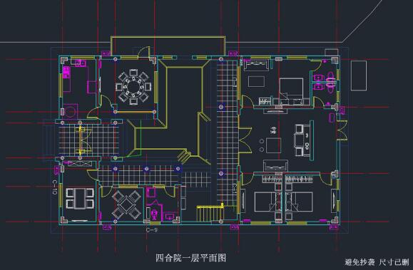 徽派建筑四合院