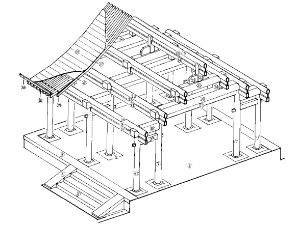 仿古中式施工