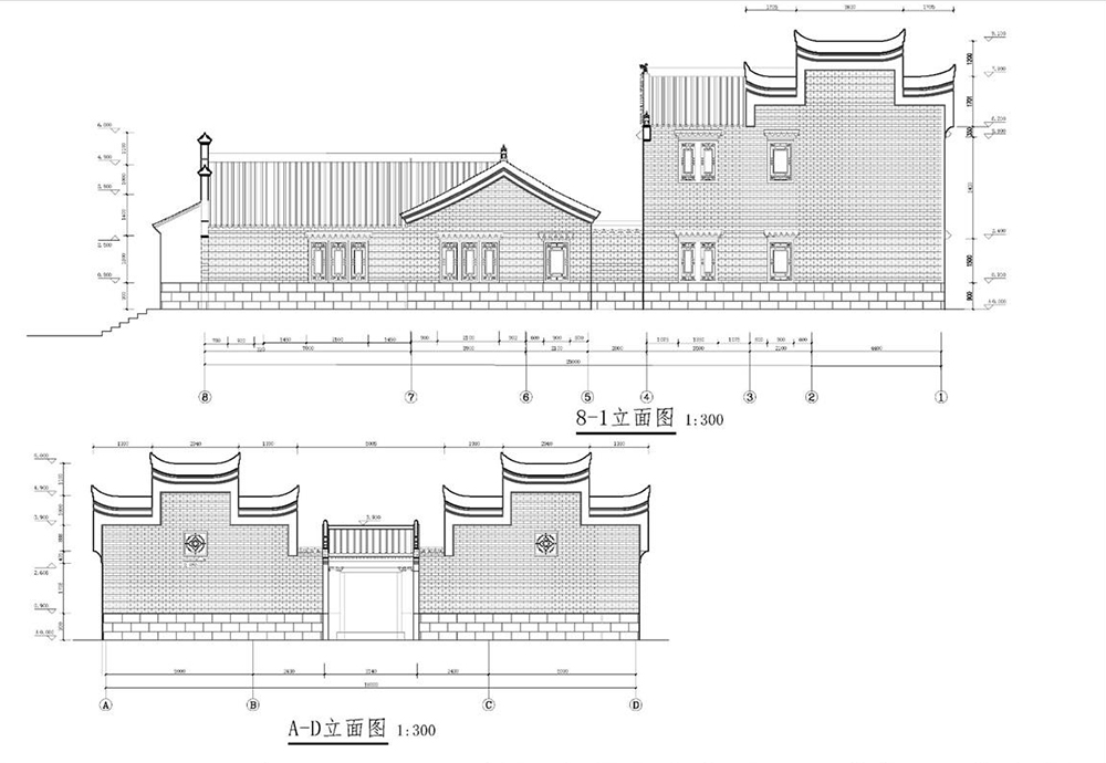 徽派二進中式建筑設(shè)計案例